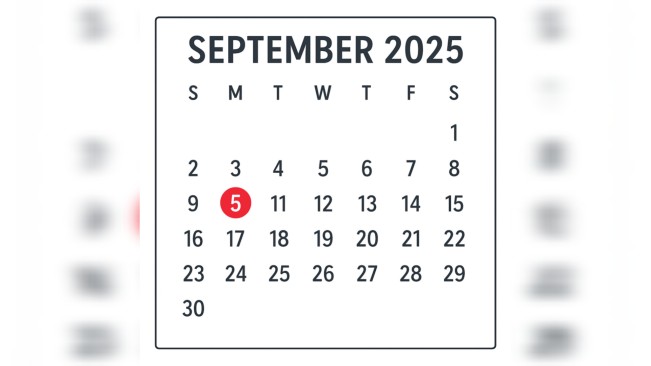 Ilustrasi kalender September 2025. [ChatGPT/FT News]